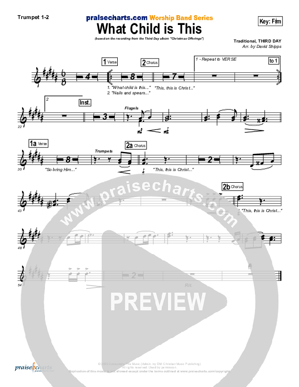 What Child Is This Brass Pack (Third Day)