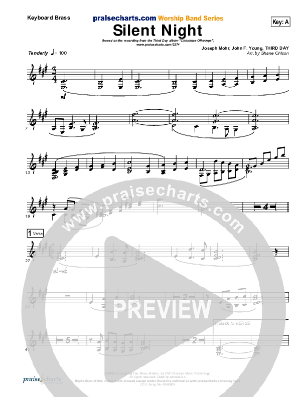 Silent Night Synth Brass (Third Day)