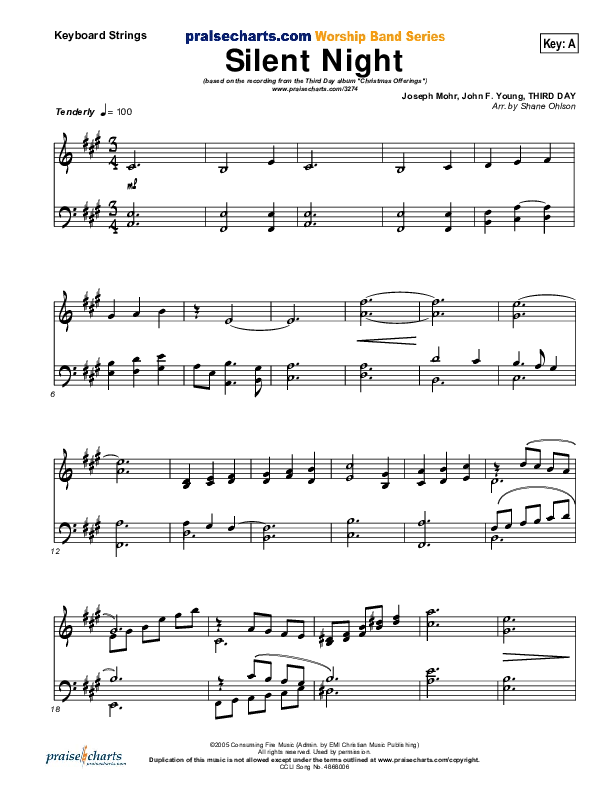 Silent Night Synth Strings (Third Day)