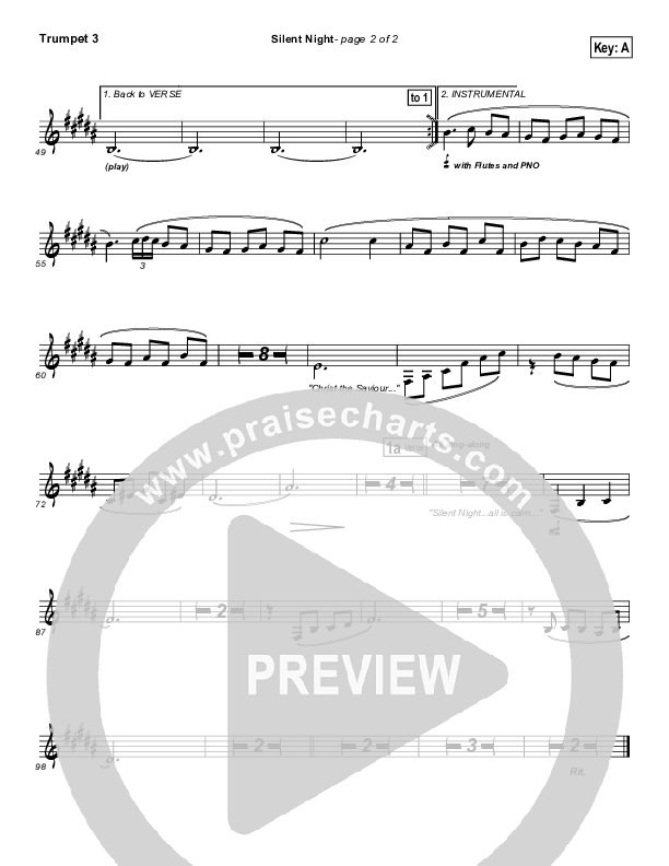 Silent Night Trumpet 3 (Third Day)