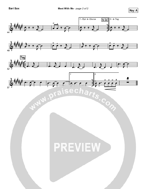 Meet With Me Bari Sax (Paul Baloche)