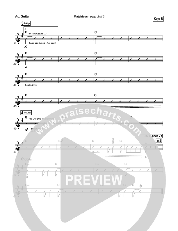 Matchless Acoustic Guitar (Aaron Shust)