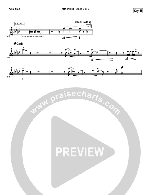 Matchless Alto Sax (Aaron Shust)