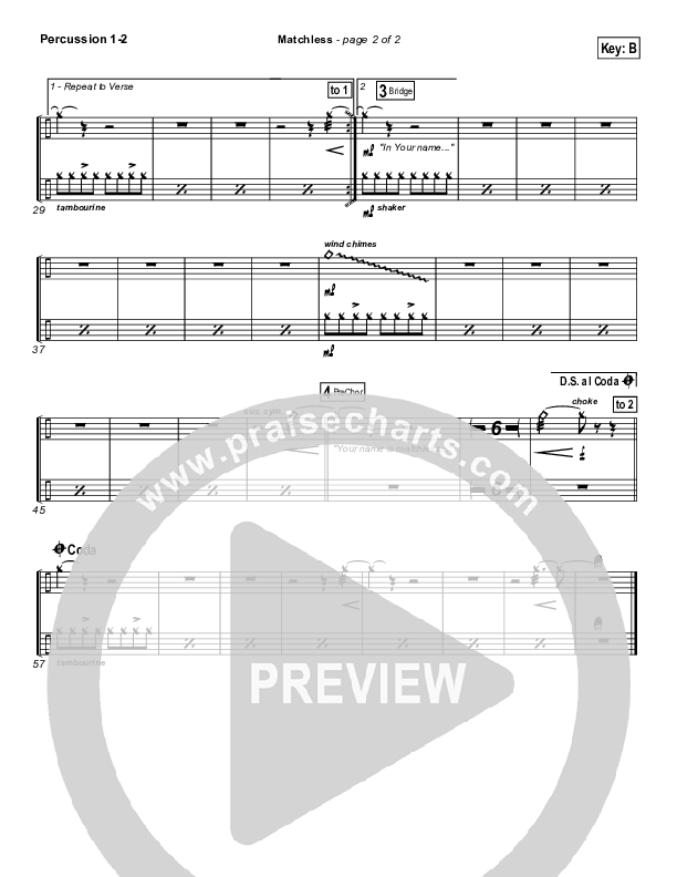 Matchless Percussion 1/2 (Aaron Shust)