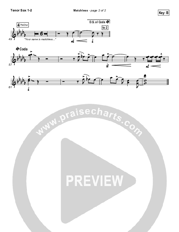 Matchless Tenor Sax 1/2 (Aaron Shust)