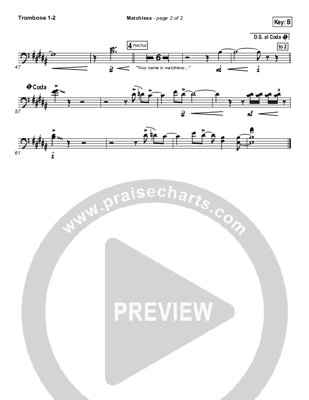 Matchless Trombone 1/2 (Aaron Shust)