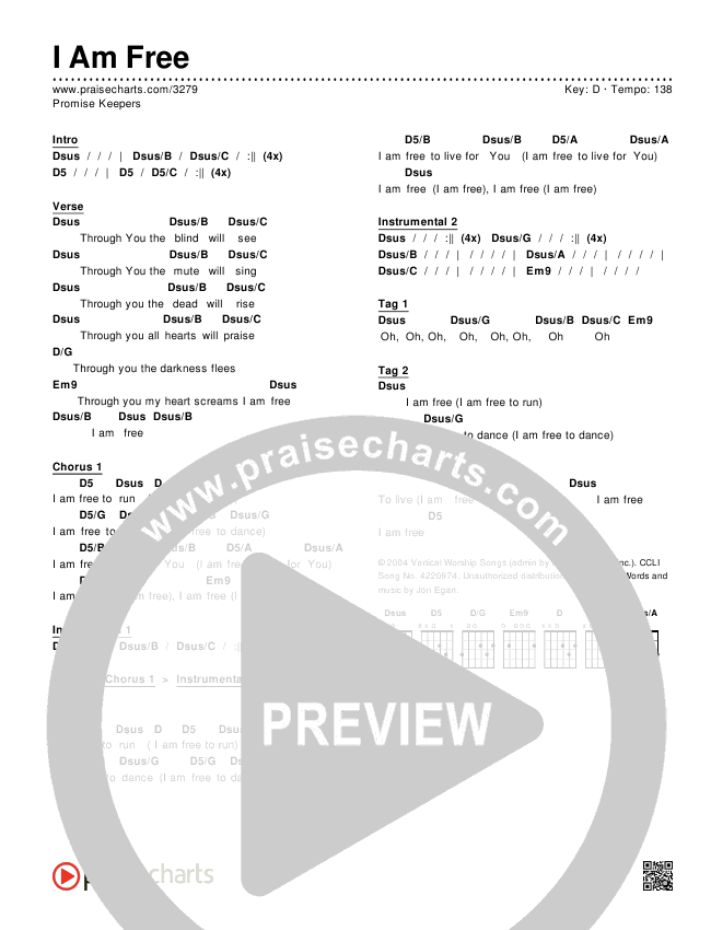 Free Music Chord Charts