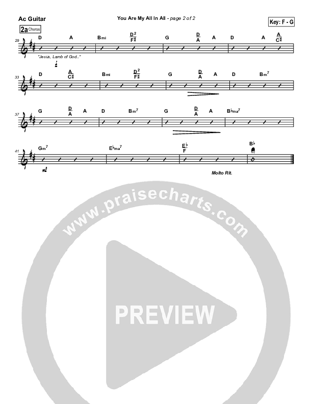 You Are My All In All Acoustic Guitar (Dennis Jernigan)