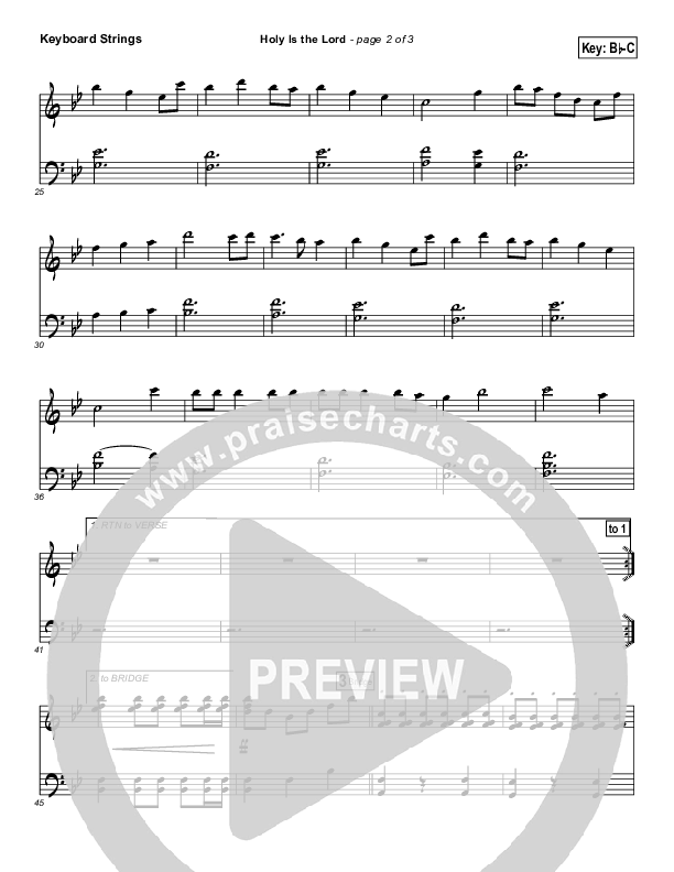 Holy Is The Lord Synth Strings (Dennis Jernigan)