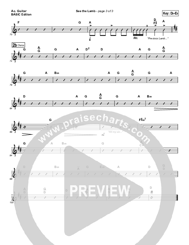 See the Lamb Acoustic Guitar (Dennis Jernigan)