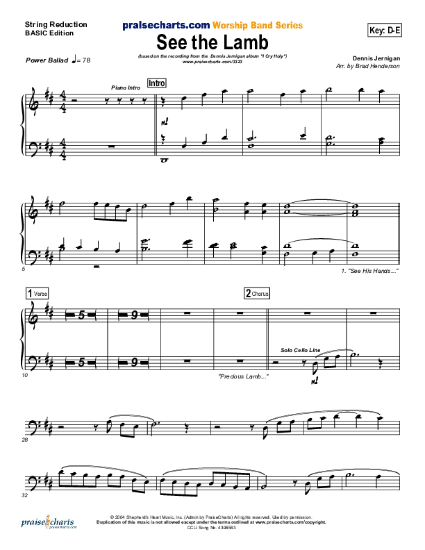 See the Lamb Synth Strings (Dennis Jernigan)