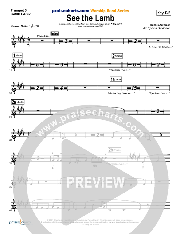 See the Lamb Trumpet 3 (Dennis Jernigan)