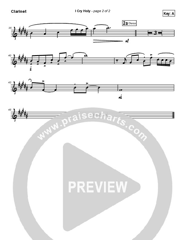 I Cry Holy Clarinet (Dennis Jernigan)