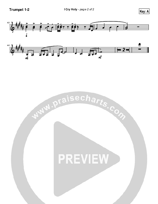 I Cry Holy Trumpet 1,2 (Dennis Jernigan)