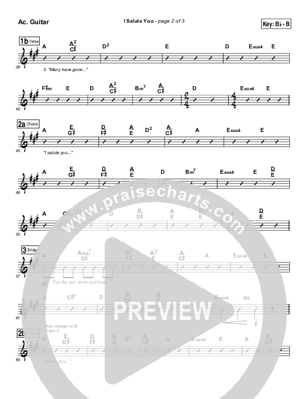 I Salute You Acoustic Guitar (Dennis Jernigan)