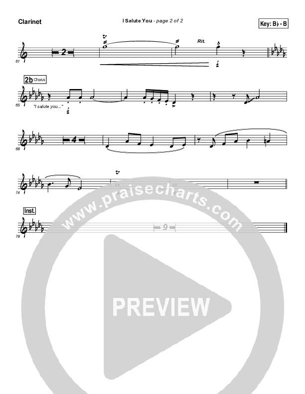 I Salute You Clarinet (Dennis Jernigan)