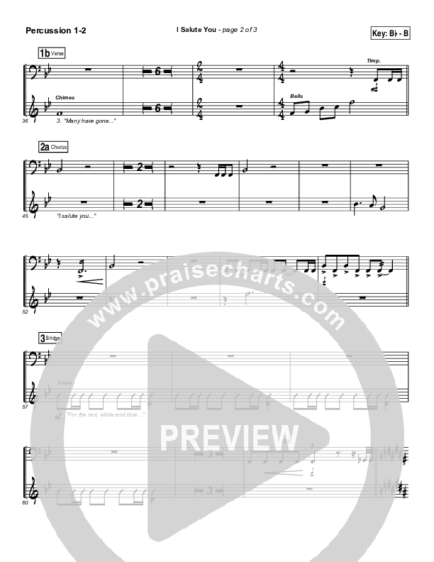 I Salute You Percussion (Dennis Jernigan)