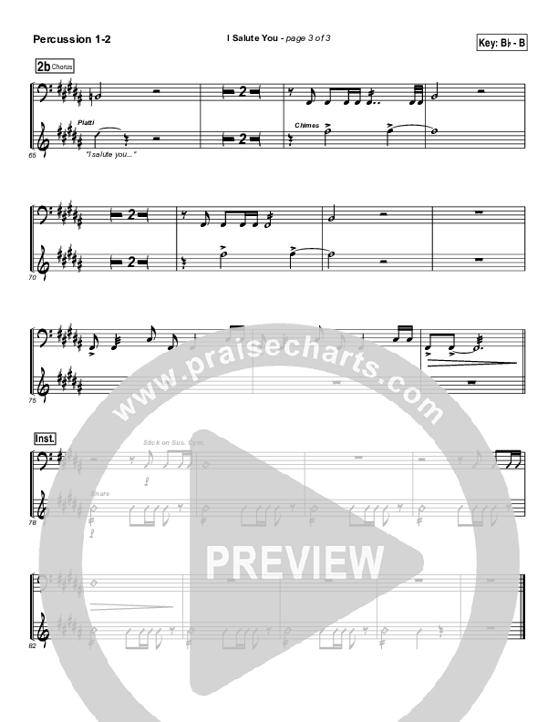 I Salute You Percussion (Dennis Jernigan)