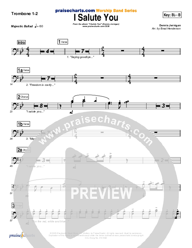 I Salute You Trombone 1/2 (Dennis Jernigan)