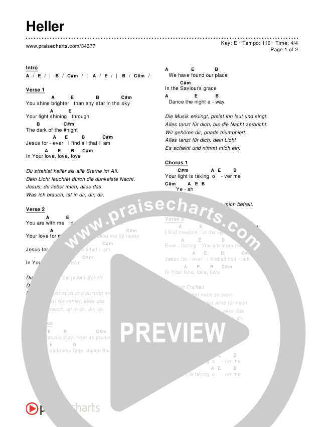 Heller Chords & Lyrics ()