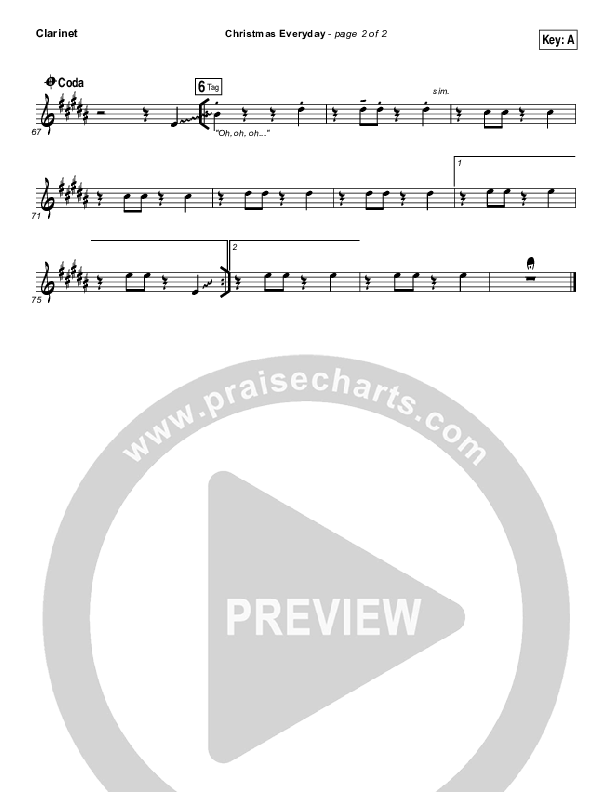 Christmas Everyday Clarinet (Unspoken)