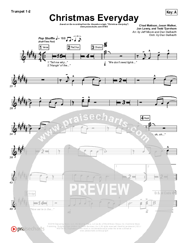 Christmas Everyday Trumpet 1,2 (Unspoken)