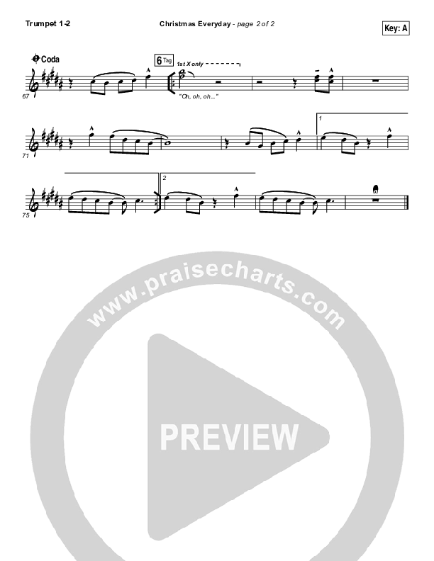 Christmas Everyday Trumpet 1,2 (Unspoken)