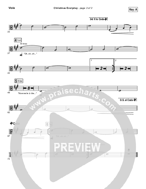 Christmas Everyday Viola (Unspoken)