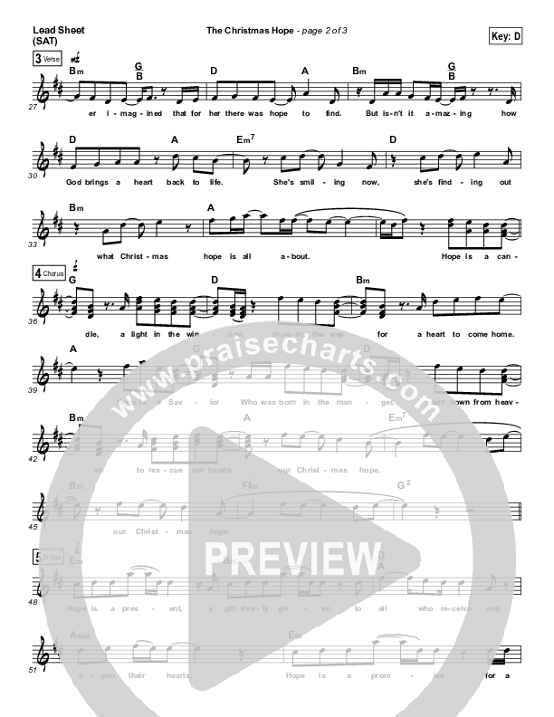 The Christmas Hope Lead (SAT) (Newsong)