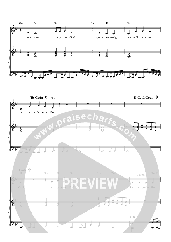 Only One God Lead & Piano (Chris Quilala)