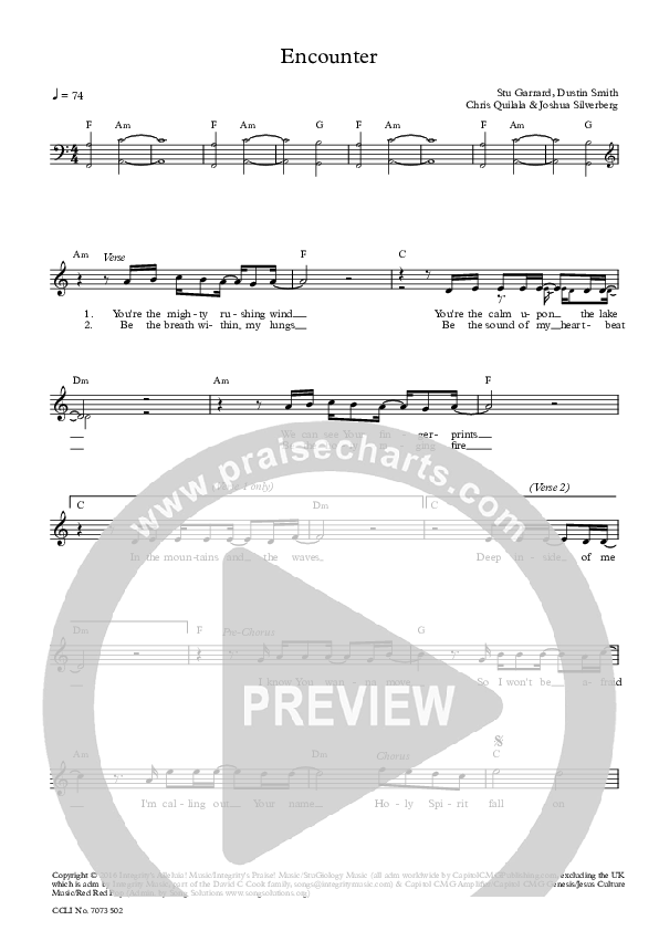 Encounter Lead Sheet (Chris Quilala)