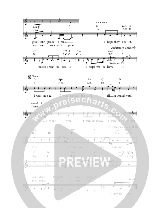 See The Love Lead Sheet (The Brilliance)