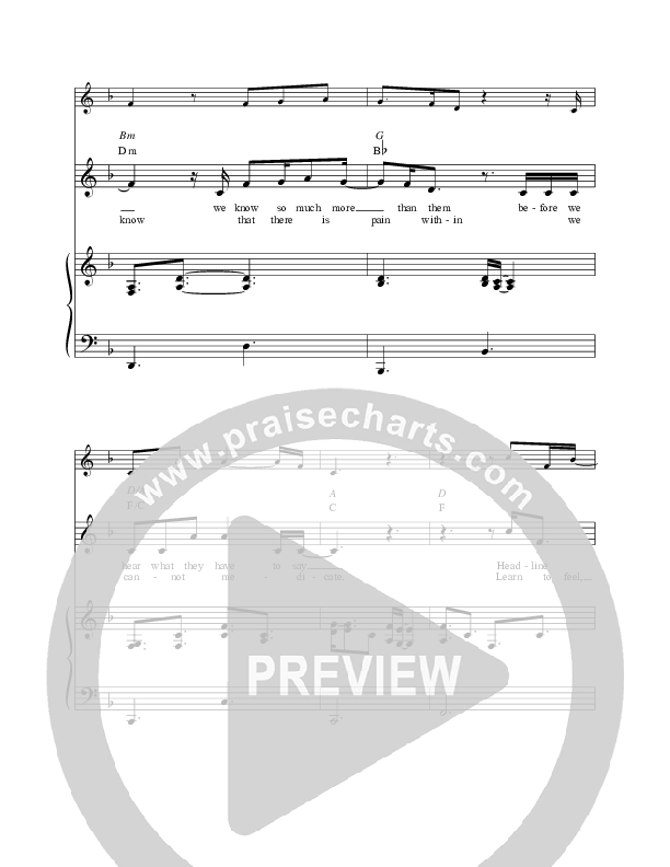 See The Love Piano/Vocal (The Brilliance)