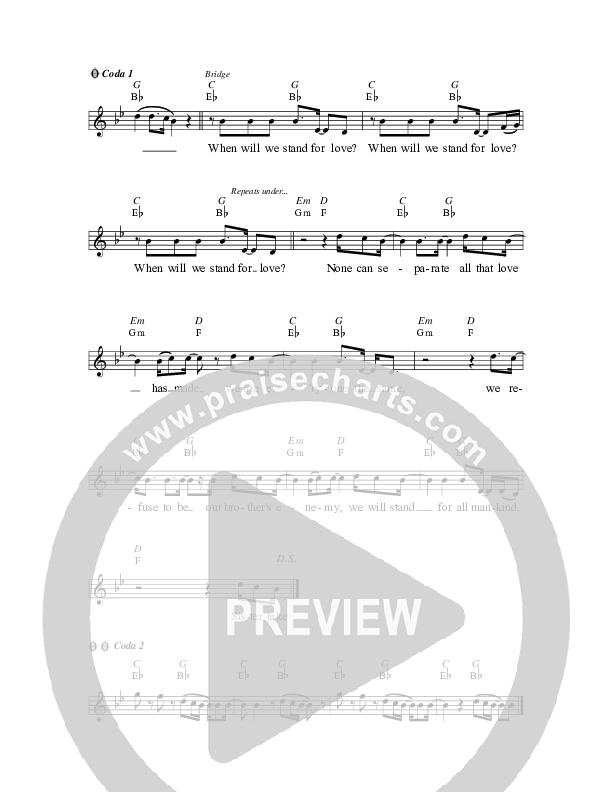 Turning Over Tables  Lead Sheet (The Brilliance)