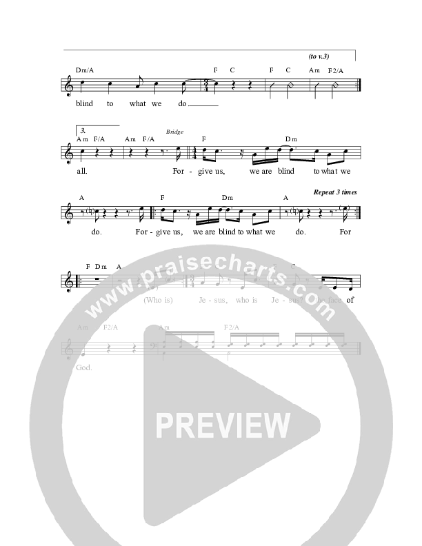 Who Is Jesus?  Lead Sheet (The Brilliance)