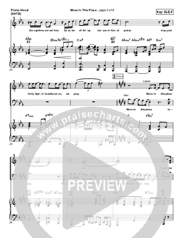 Move This Place Piano/Vocal (SATB) (Alvin Slaughter)