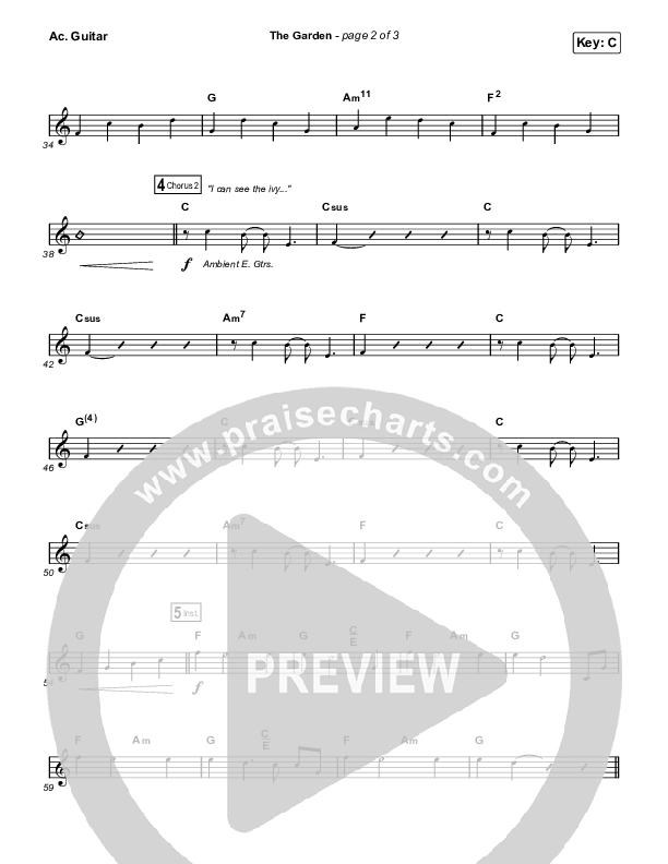 The Garden Acoustic Guitar (Kari Jobe)