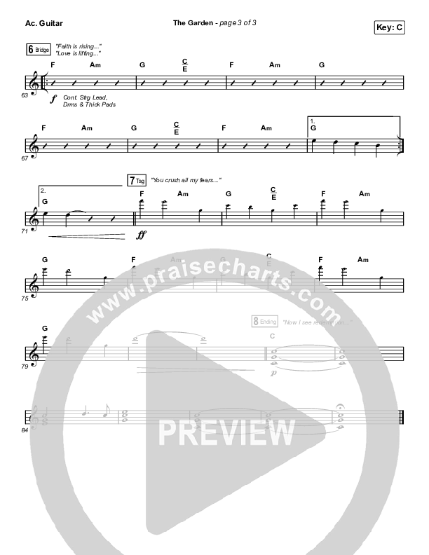 The Garden Acoustic Guitar (Kari Jobe)