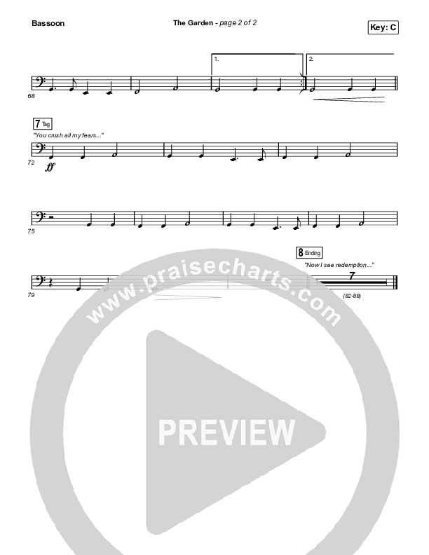 The Garden Bassoon (Kari Jobe)