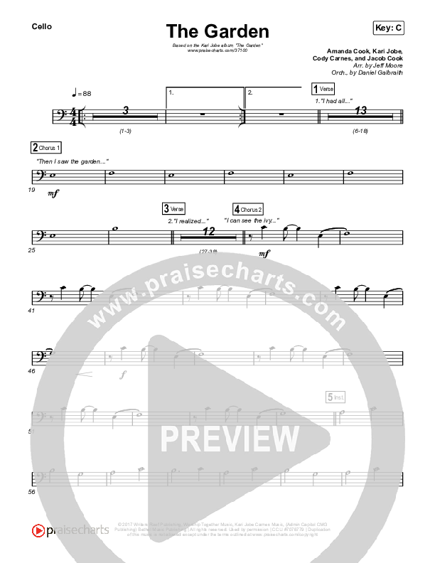 The Garden Cello (Kari Jobe)