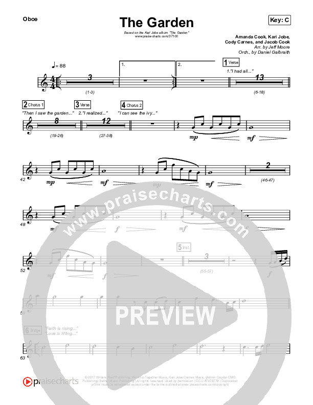 The Garden Oboe (Kari Jobe)