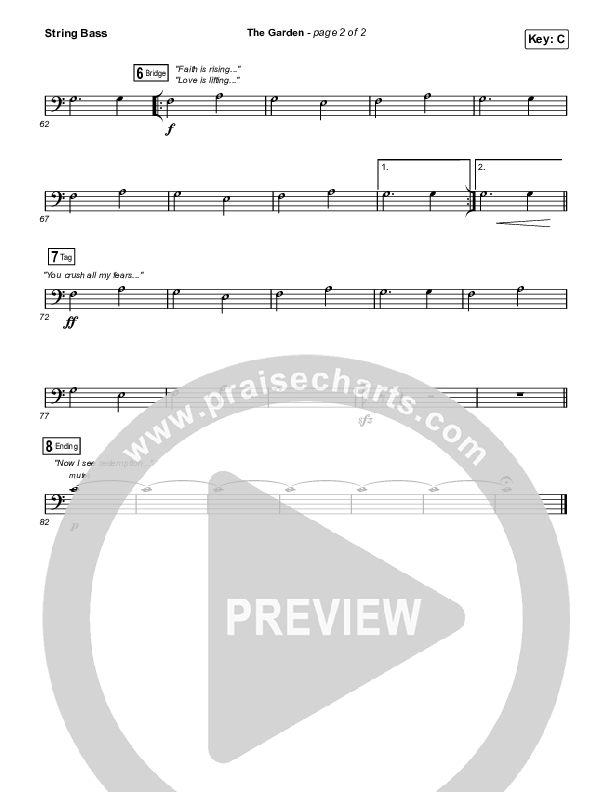 The Garden String Bass (Kari Jobe)