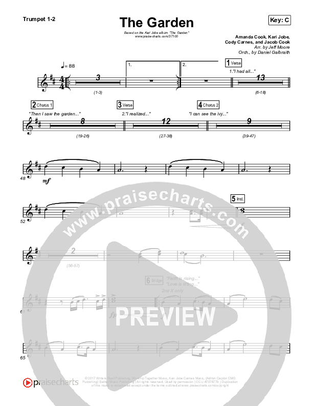 The Garden Trumpet 1,2 (Kari Jobe)