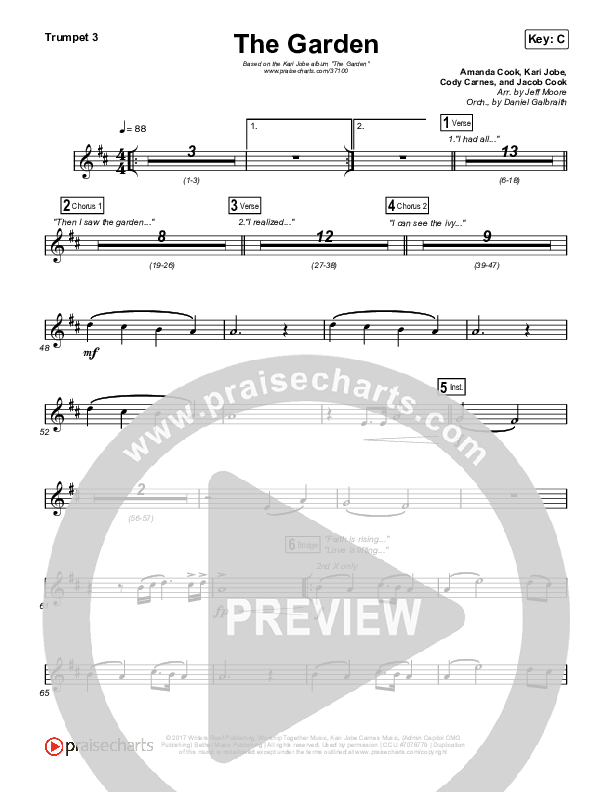 The Garden Trumpet 1,2 (Kari Jobe)