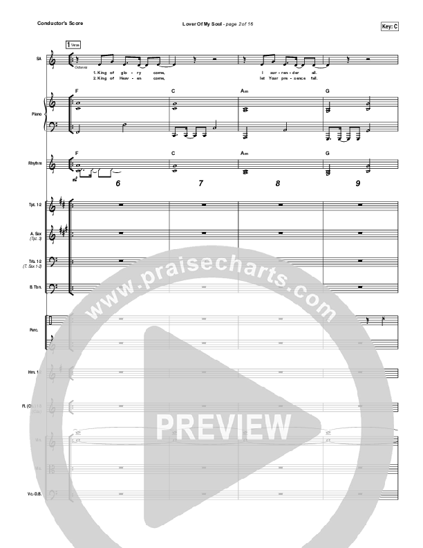 Lover Of My Soul Orchestration (Kari Jobe)