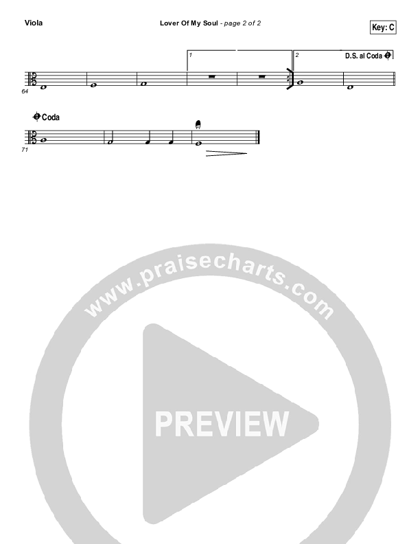 Lover Of My Soul Viola (Kari Jobe)