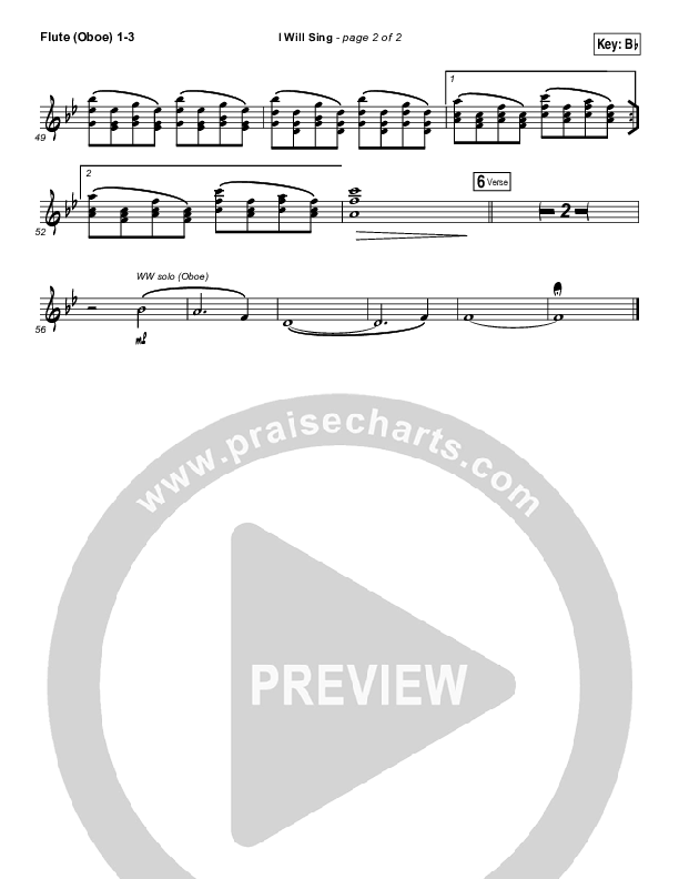 I Will Sing Wind Pack (Kari Jobe)