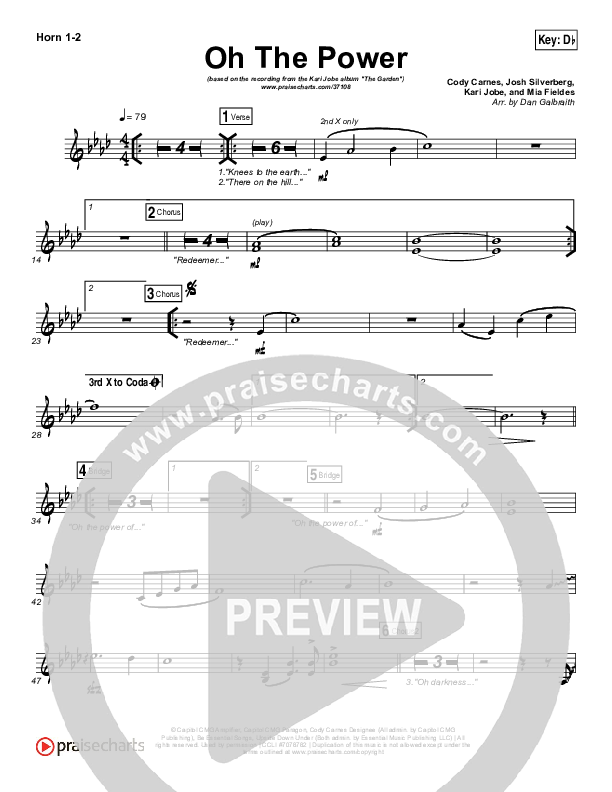 Oh The Power Brass Pack (Kari Jobe)