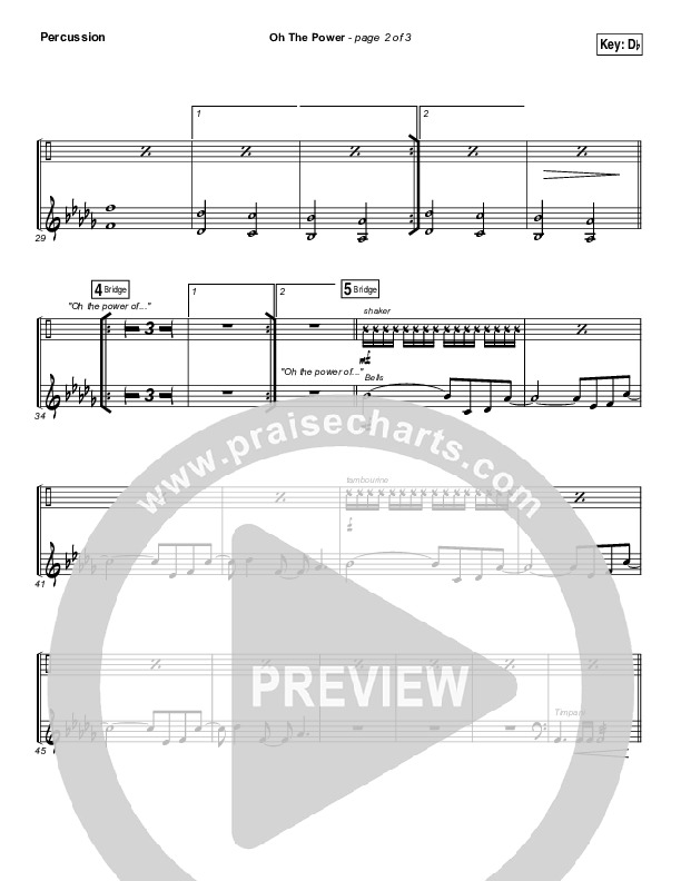 Oh The Power Percussion (Kari Jobe)