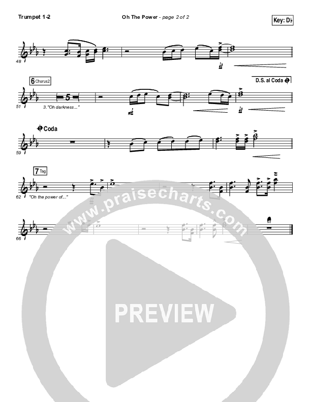 Oh The Power Trumpet 1,2 (Kari Jobe)